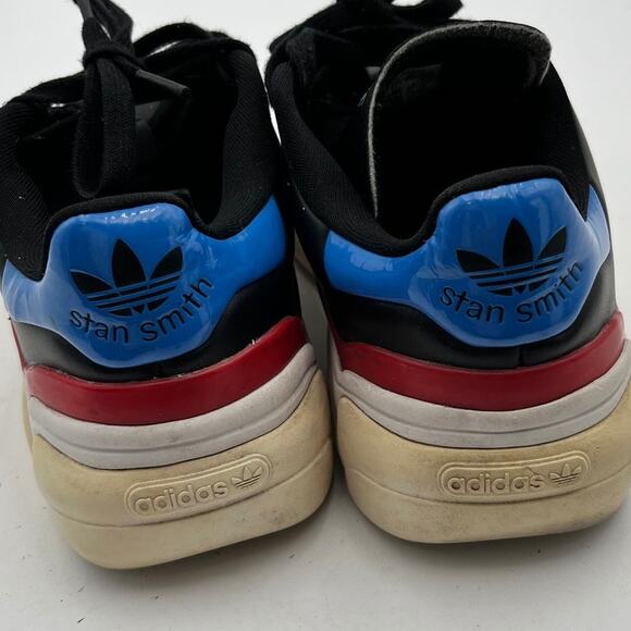 Adidas Stan Smith Millencon Women Size 6 Platform Sneakers Black Blue Red GZ9501 - Picture 5 of 12